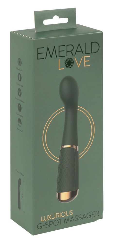 Luxus G-pont vibrátor Emerald Love