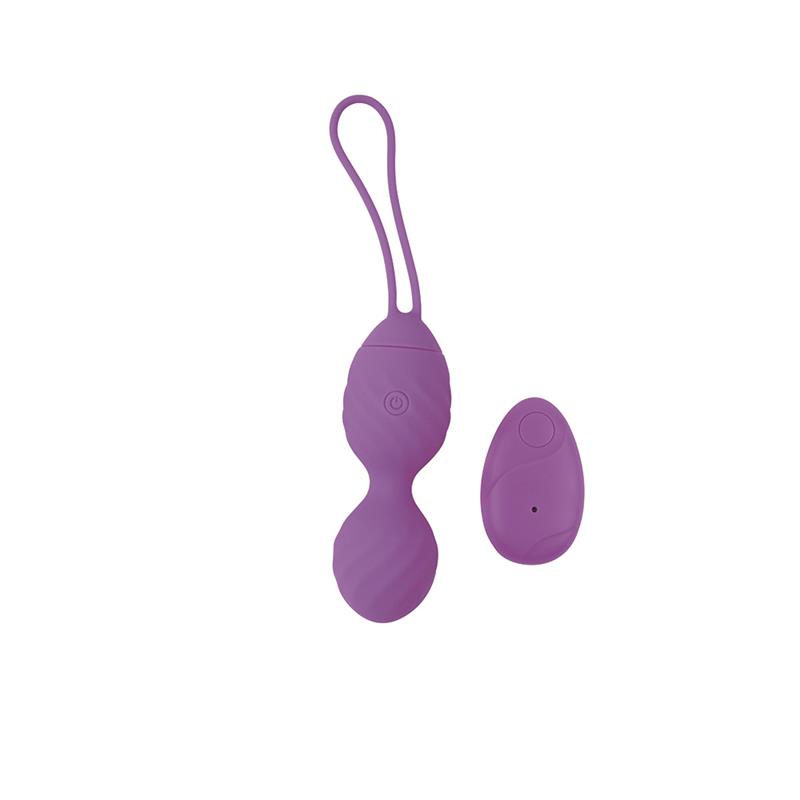 Vibrating Egg Remote Control Ridged USB Silicone 7.4