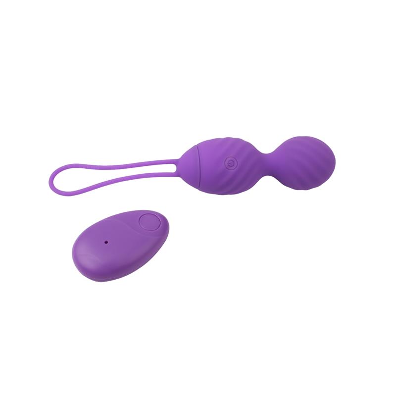 Vibrating Egg Remote Control Ridged USB Silicone 7.4