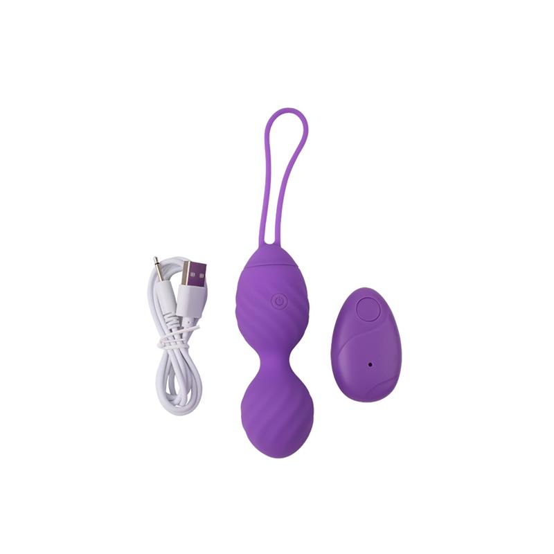 Vibrating Egg Remote Control Ridged USB Silicone 7.4