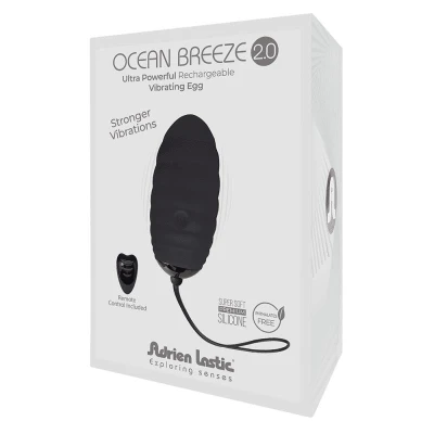 Vibrating Egg with Remote Control Ocean Breeze 2.0 Black