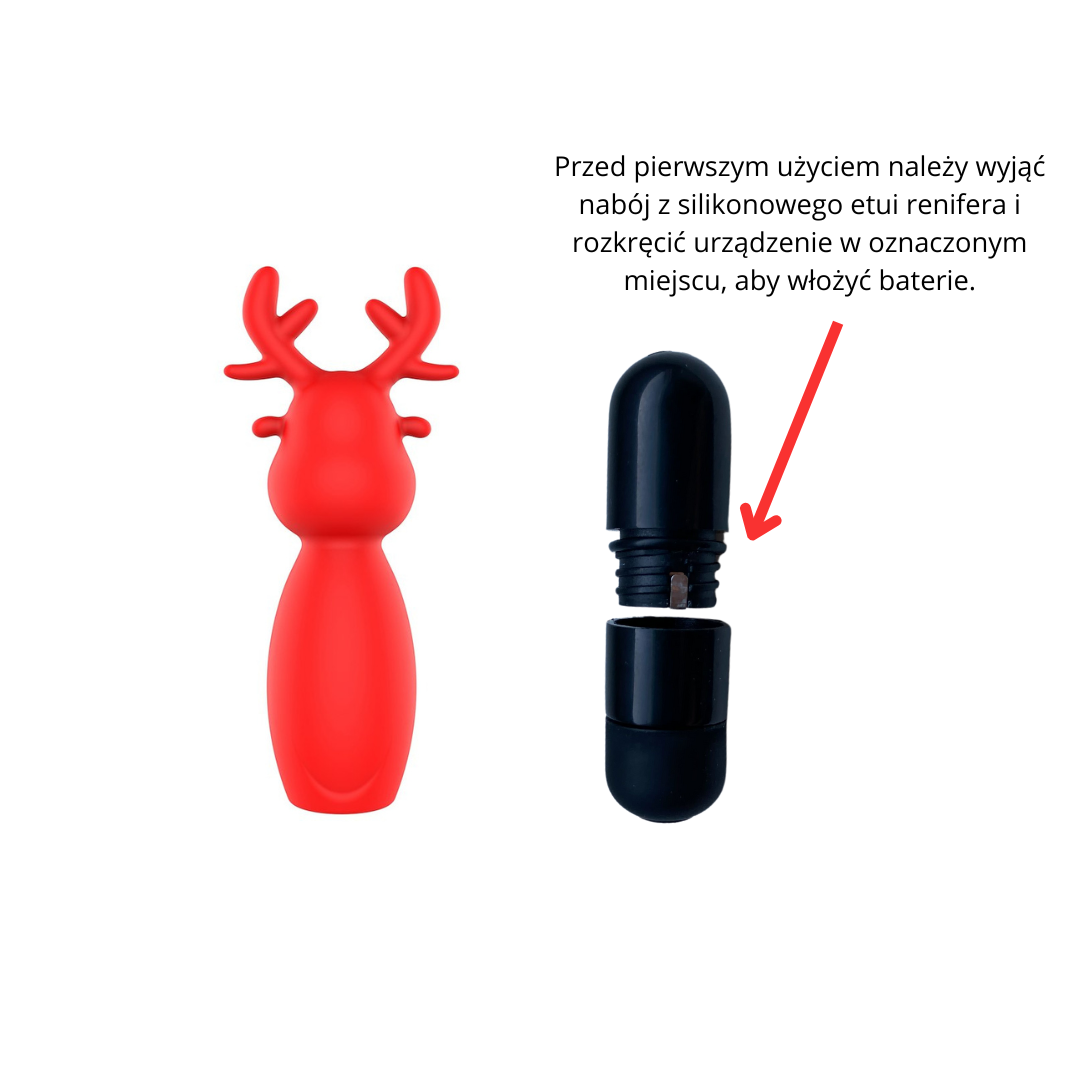 MINI RÉNSZARVAS ALAKÚ VIBRÁTOR EROSPACE SWEET PLAY A10