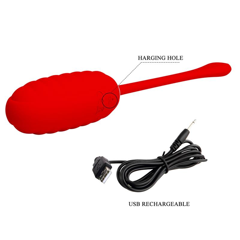 Kirk Vibrating Egg Red