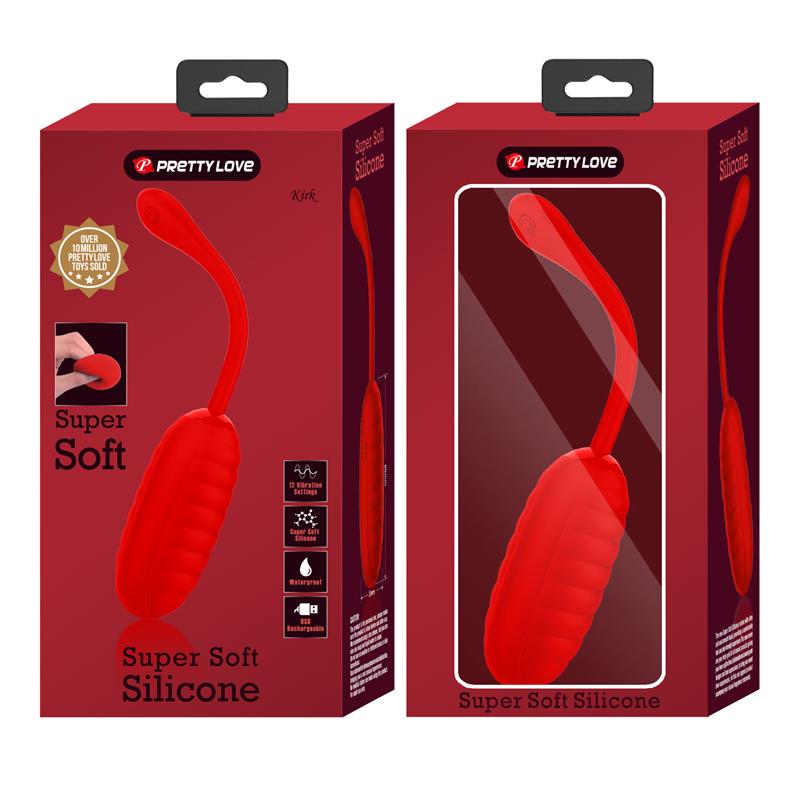 Kirk Vibrating Egg Red