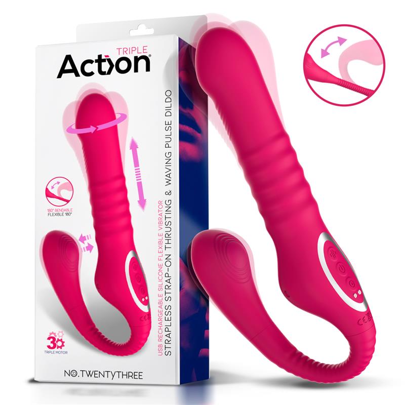 No. TwentyThree Double Vibe Pulsation and Thrusting Flexible 180?