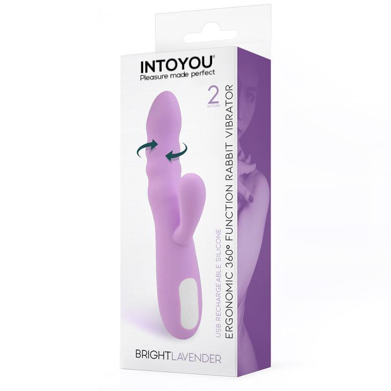 Brightlavender Vibe and Rotator Double Motor 360? USB Silicone