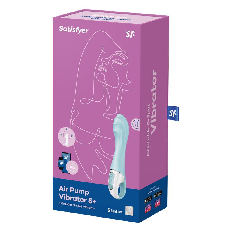 Inflatable Vibe Air Pump Vibrator 5 with APP Satisfyer Connect