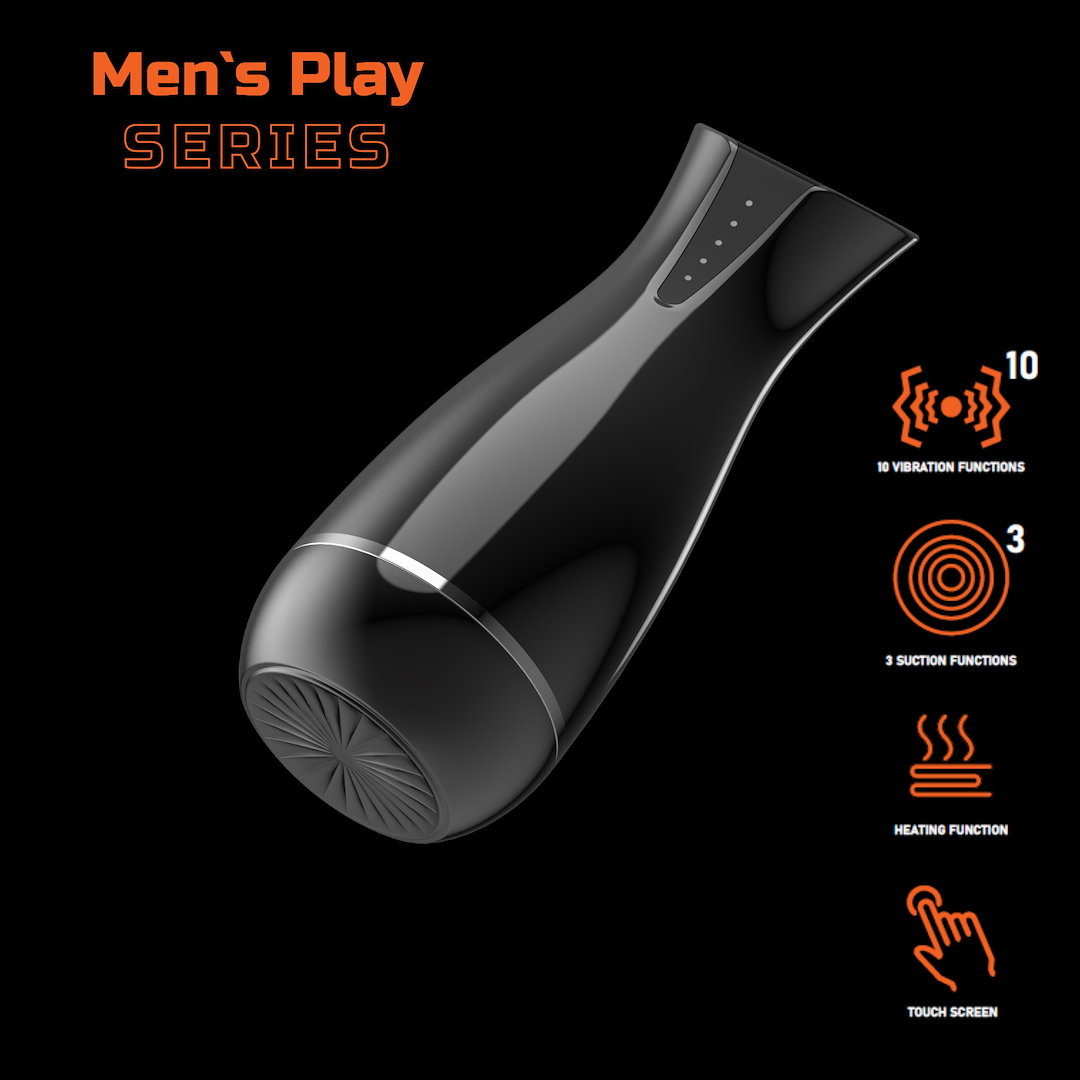 SZÍVÓS FÉRFI MASTURBÁTOR FŰTŐ FUNKCIÓVAL ÉS VIBRÁCIÓVAL EROSPACE MEN’S PLAY B6