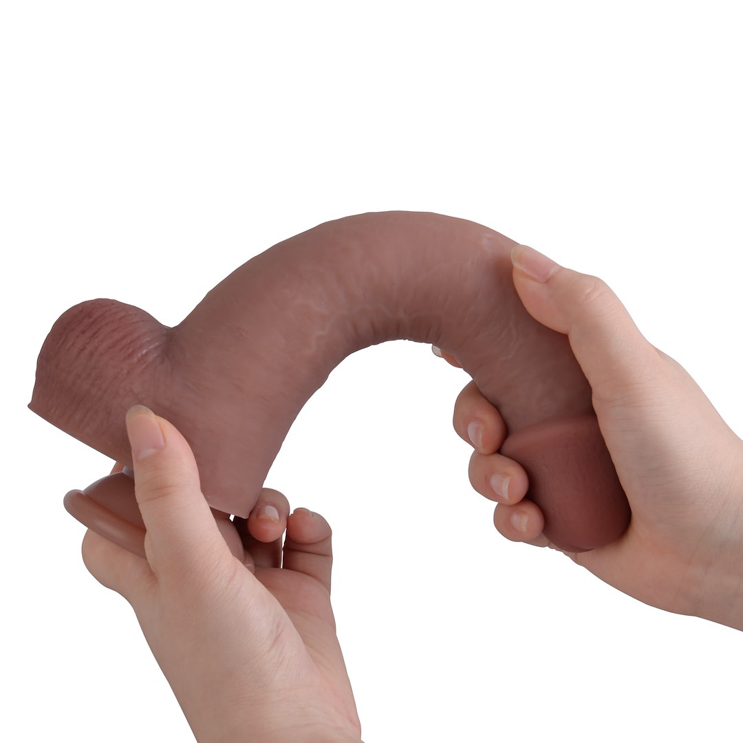 SZILIKON DILDO 24 CM EROSPACE NATURAL PLAY D3