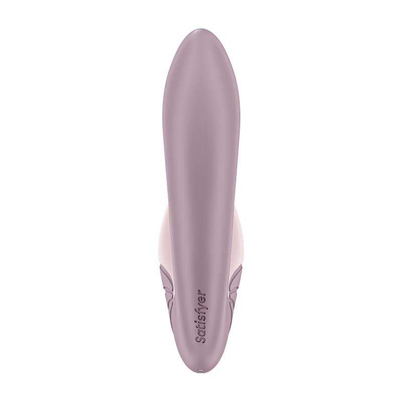 Supernova Old Rose Clitoris Sucker and Vibe Super Flexible USB