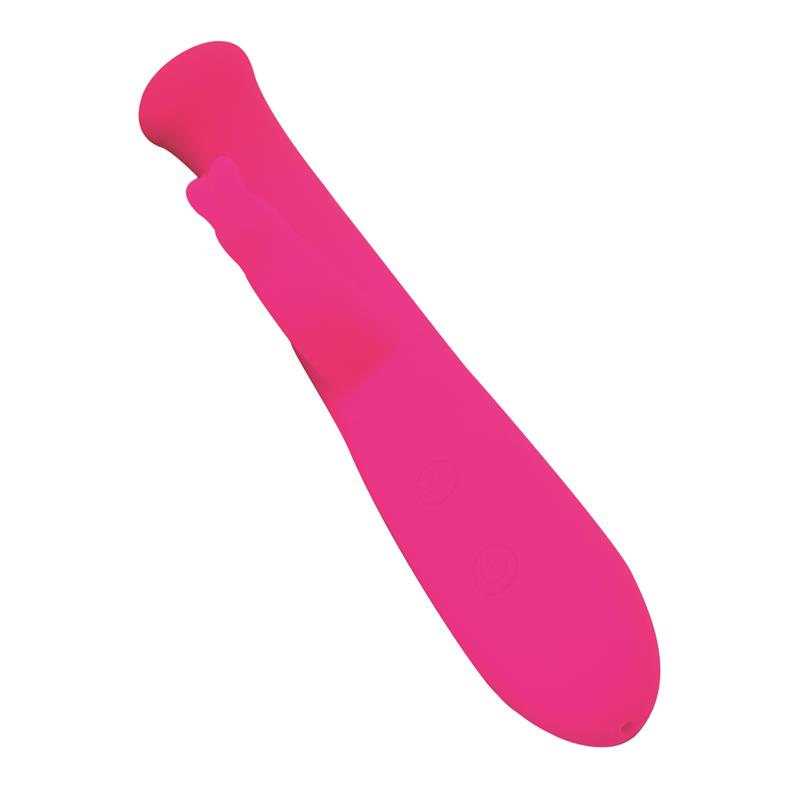 Cotton G-Spot and Rabbit Vibe USB Silicone Fuchsia