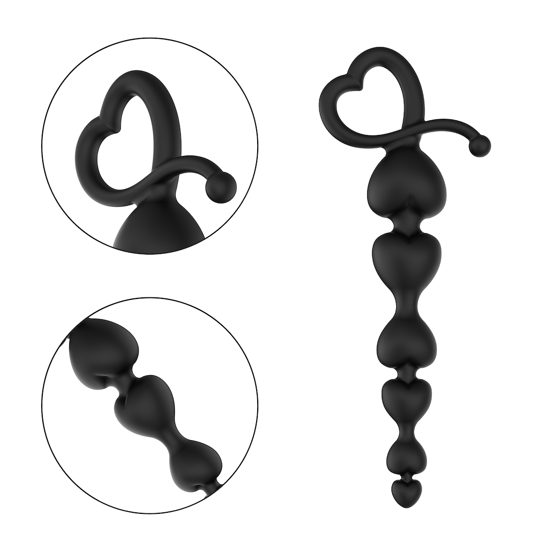 SILICONE ANAL BEADS  EROSPACE WILD PLAY C2