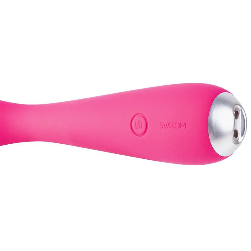 Iris G-Spot vibe USB Silicone Plum Red