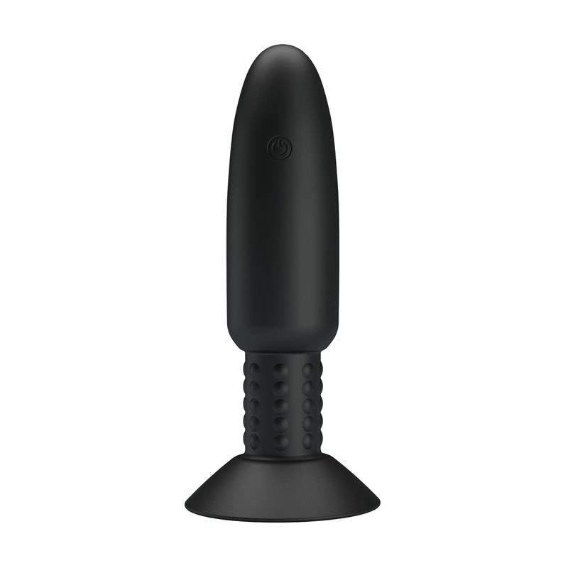 Remote-Controlled Anal Plug with Vibration and Rotation - USB