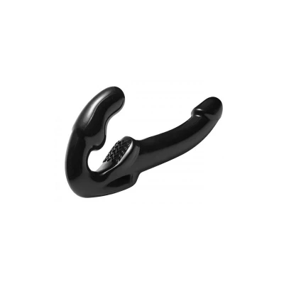 Revolver Strapless Strap On G-Spot Dildo Black