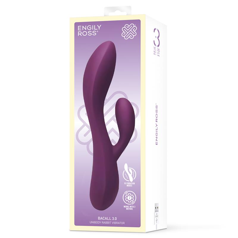 Bacall 3.0 Vibe Injected Liquified Silicone Double Motor USB