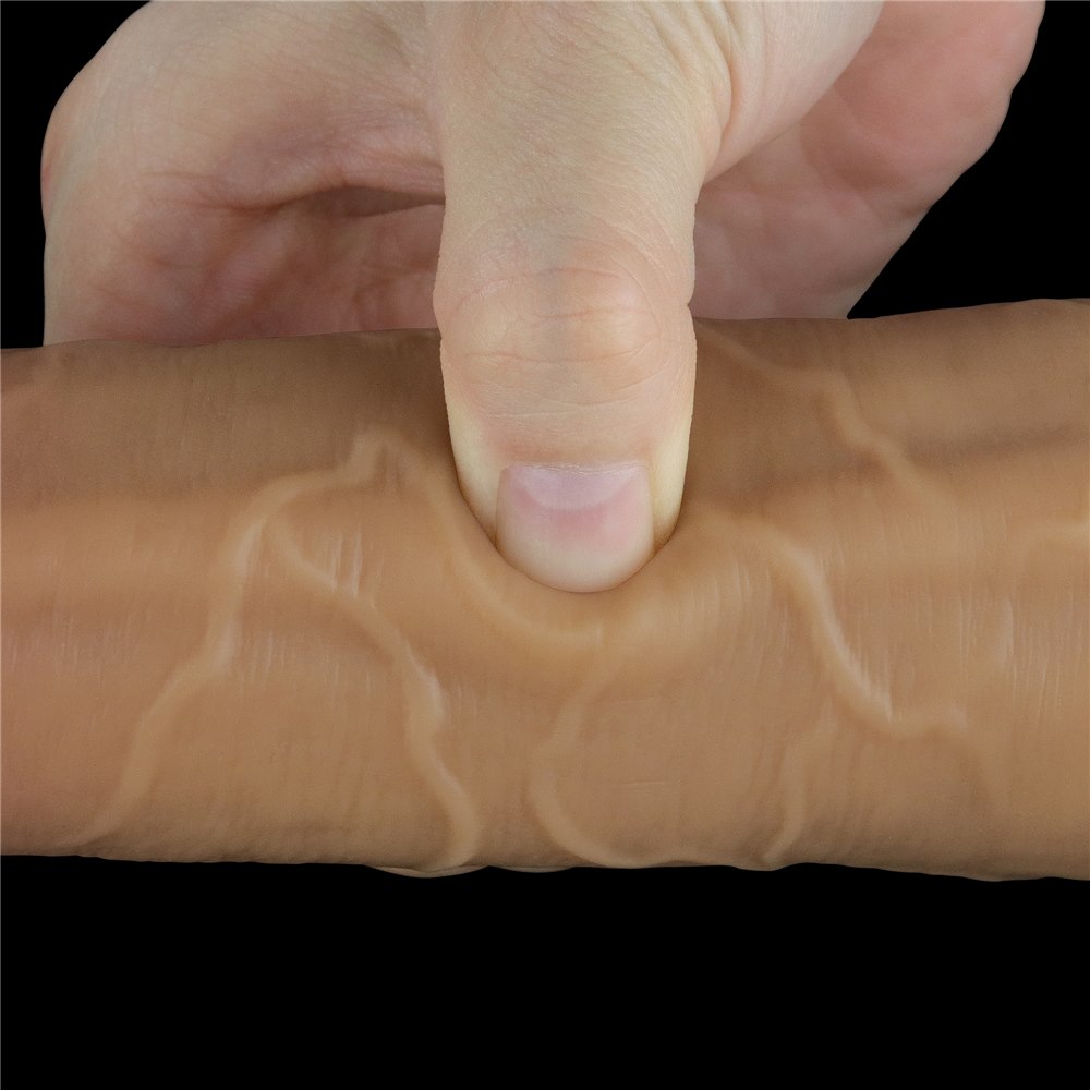 8.0'' DUAL LAYERED PLATINUM SILICONE ROTATOR