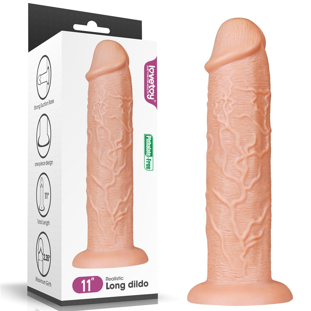 28 cm-ES REALISZTIKUS HOSSZÚ DILDO