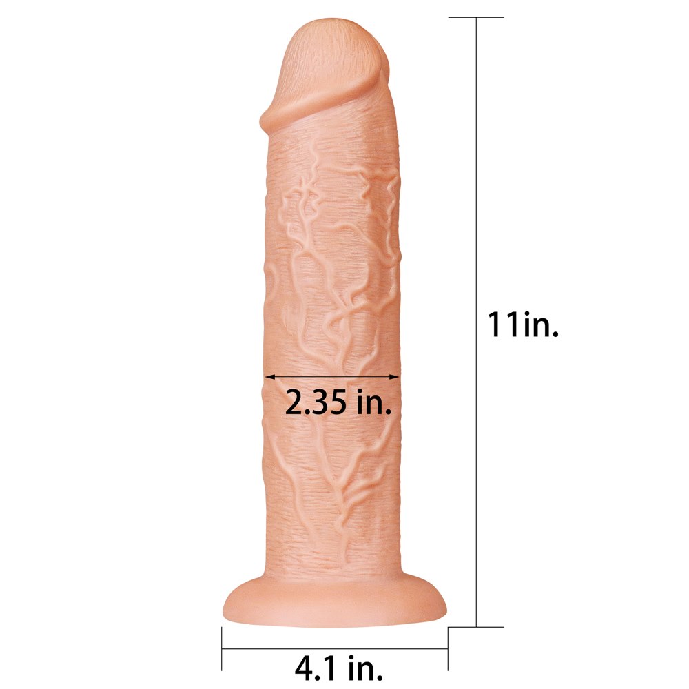 28 cm-ES REALISZTIKUS HOSSZÚ DILDO