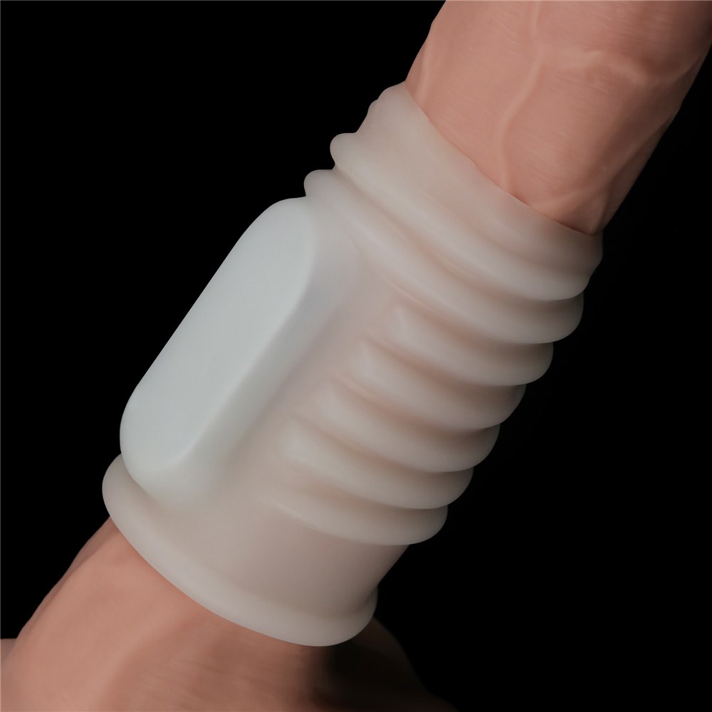 VIBRÁLÓ SPIRÁL LOVAG GYŰRŰ (FEHÉR)