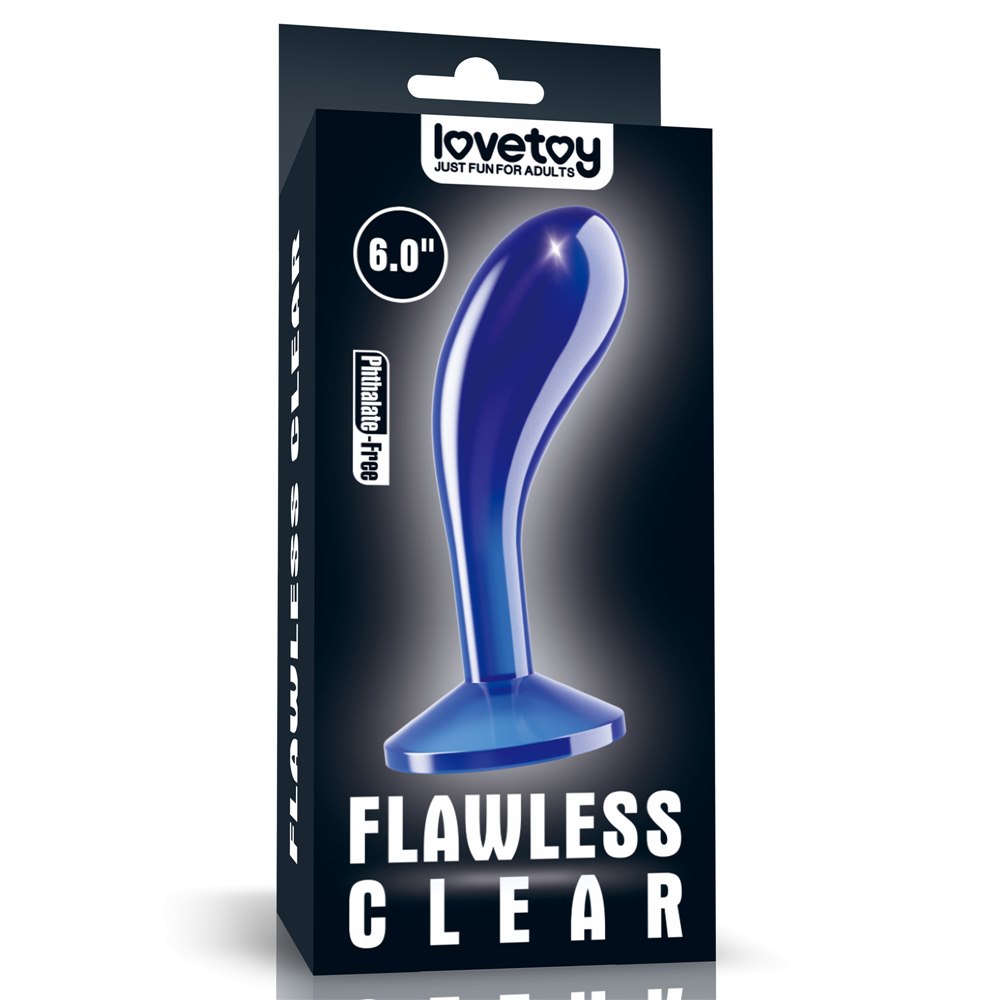 6.0'' FLAWLESS CLEAR  PROSTATE PLUG