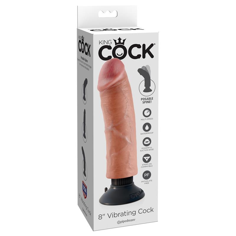 King Cock Vibrating Cock 8 - Flesh