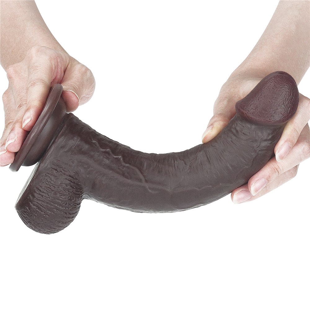 9'' CSÚSZÓ BŐRŰ DILDO