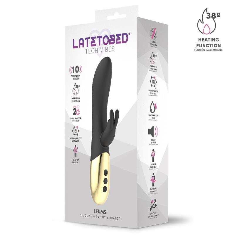 Leums Rabbit Vibe  with Warming Functio G Spot Magnetic USB