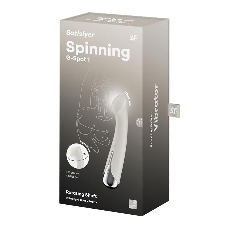 Spinning G-Spot 1 Vibe and Rotator Beige