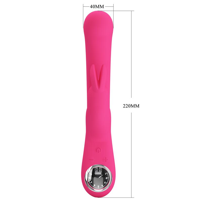 Lamar Vibrator G-Spot Rabbit Pink