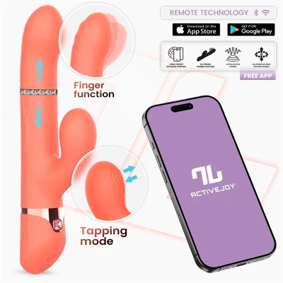 Mindy Vibe with Up and Down Beads Ring, Finger and Pulsation with APP