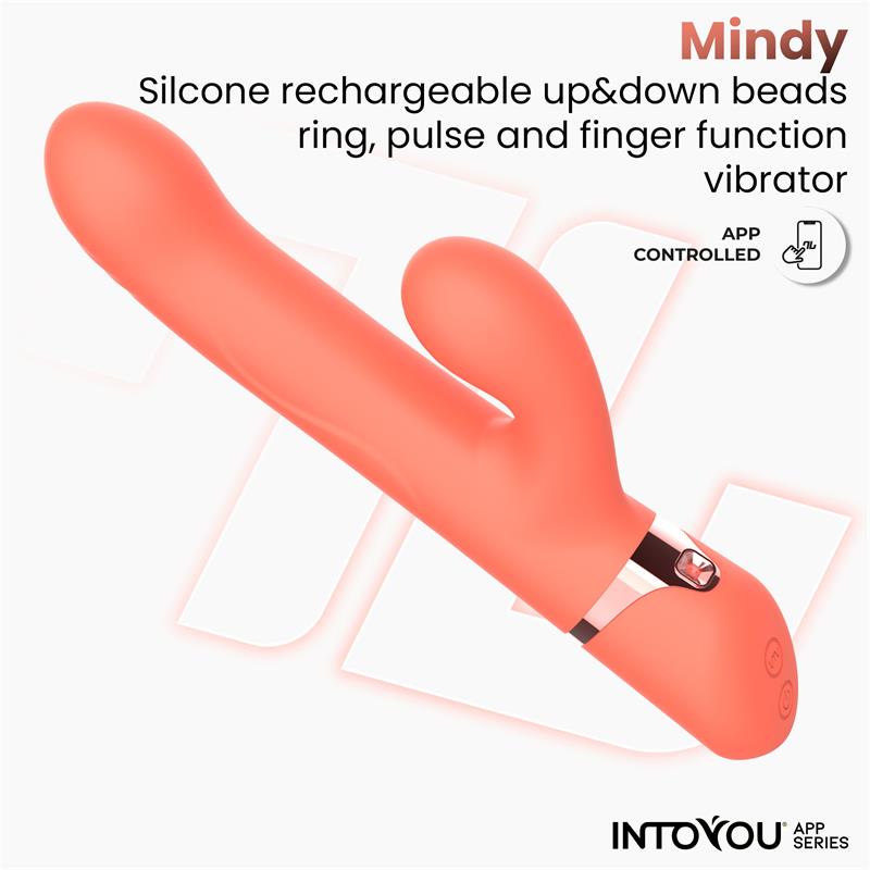 Mindy Vibe with Up and Down Beads Ring, Finger and Pulsation with APP