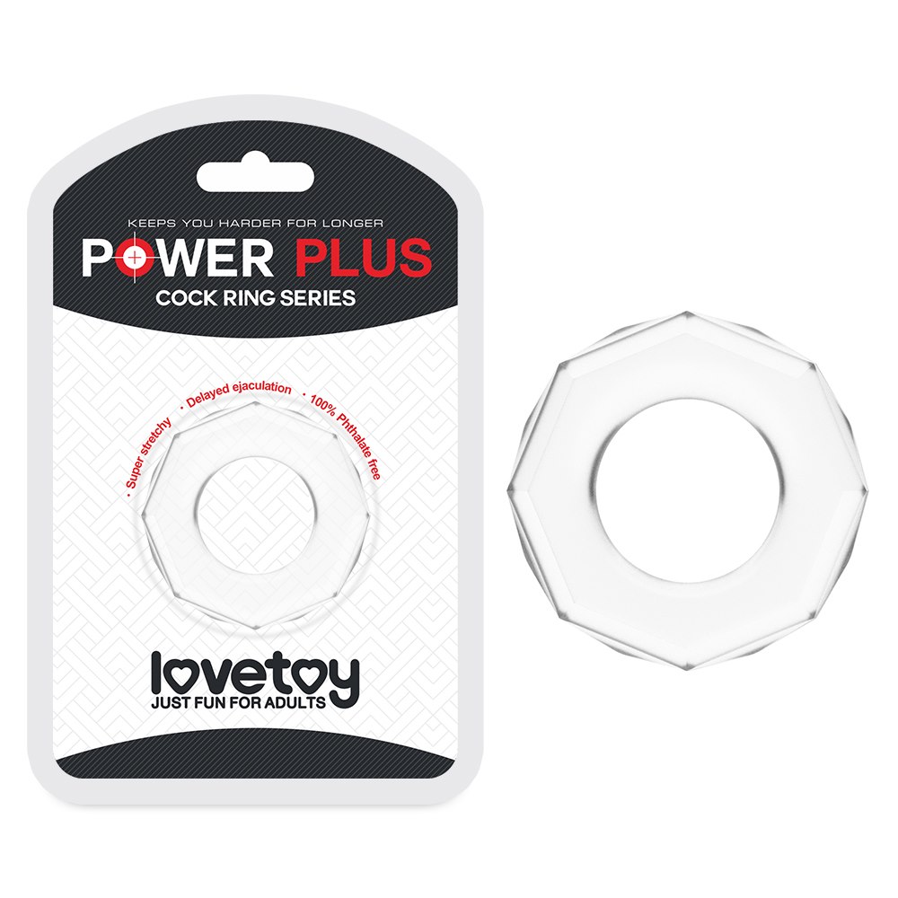 POWER PLUS ÁTLÁTSZÓ PÉNISZGYŰRŰ