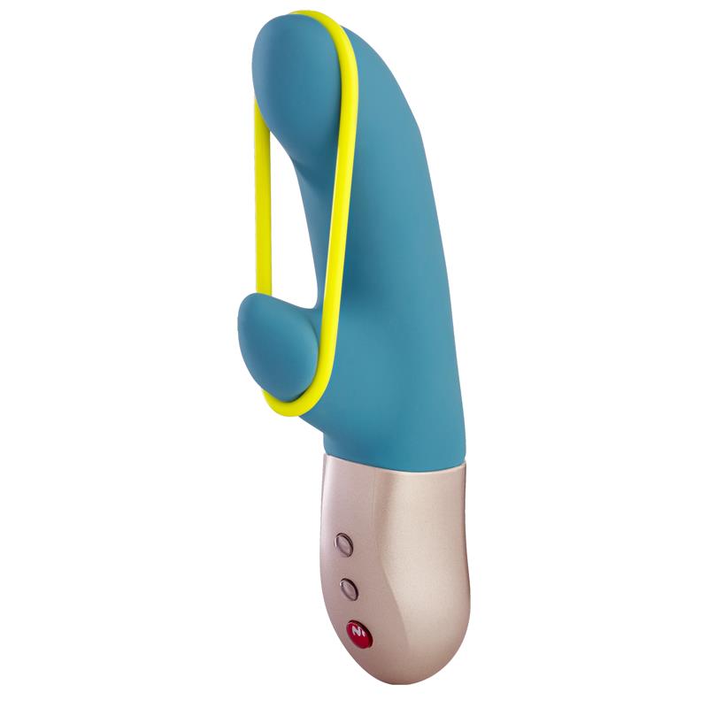 Amorino G-Spot Vibe Petrol/Neon Yellow