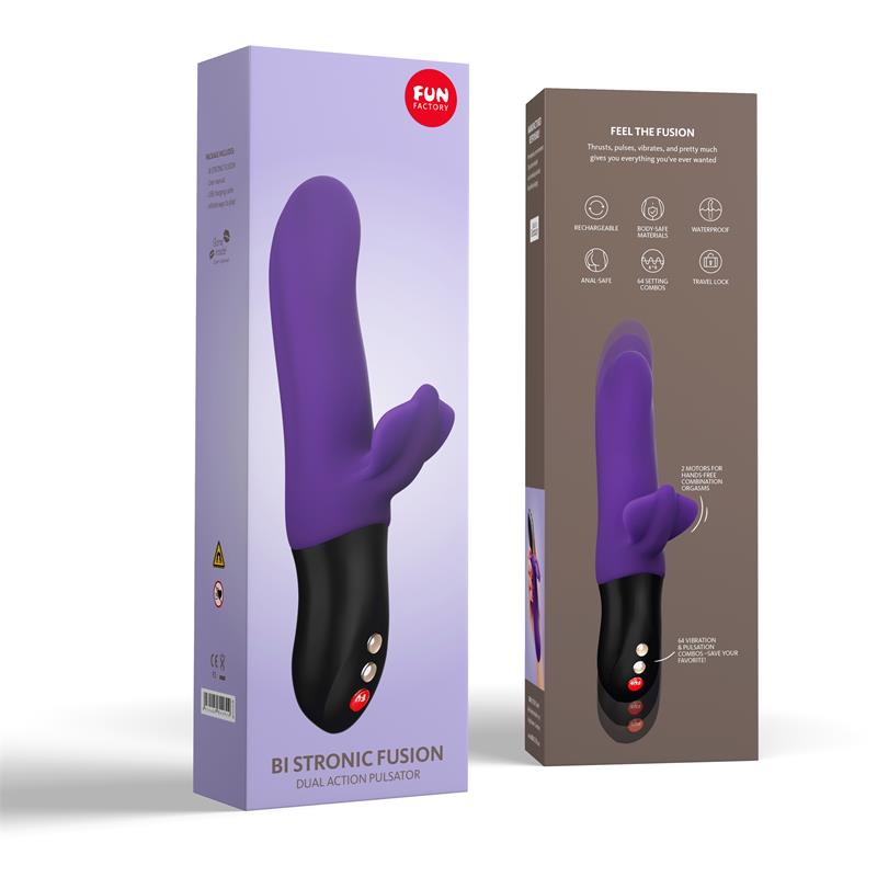 Vibe with Thrusting Bi Stronic Fusion Violett