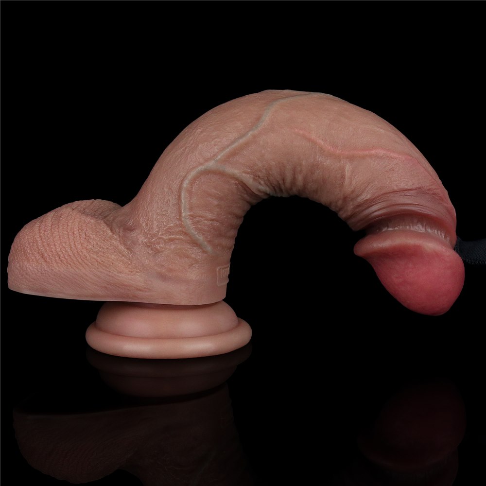 19 cm-es, két rétegű szilikon pénisz