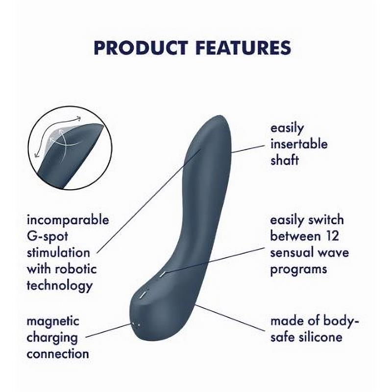 G-Spot Wave 4 Robotic Stimulation Dark Blue