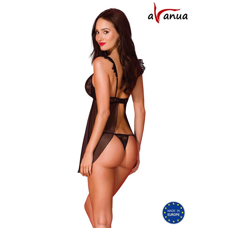 Satinia Robe Black