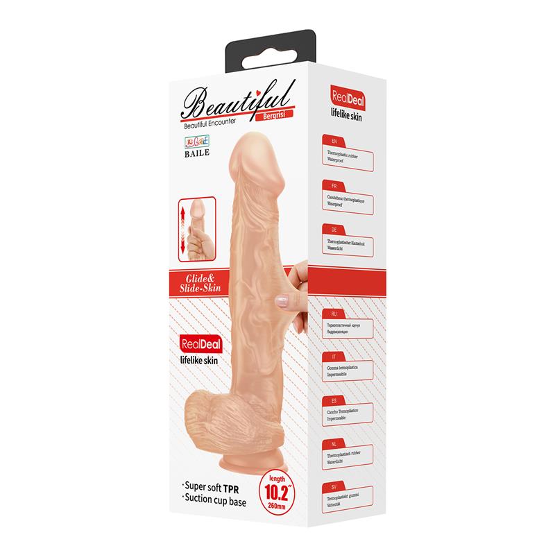 Realistic Dildo with Suction Cup Bergrisi 10.2