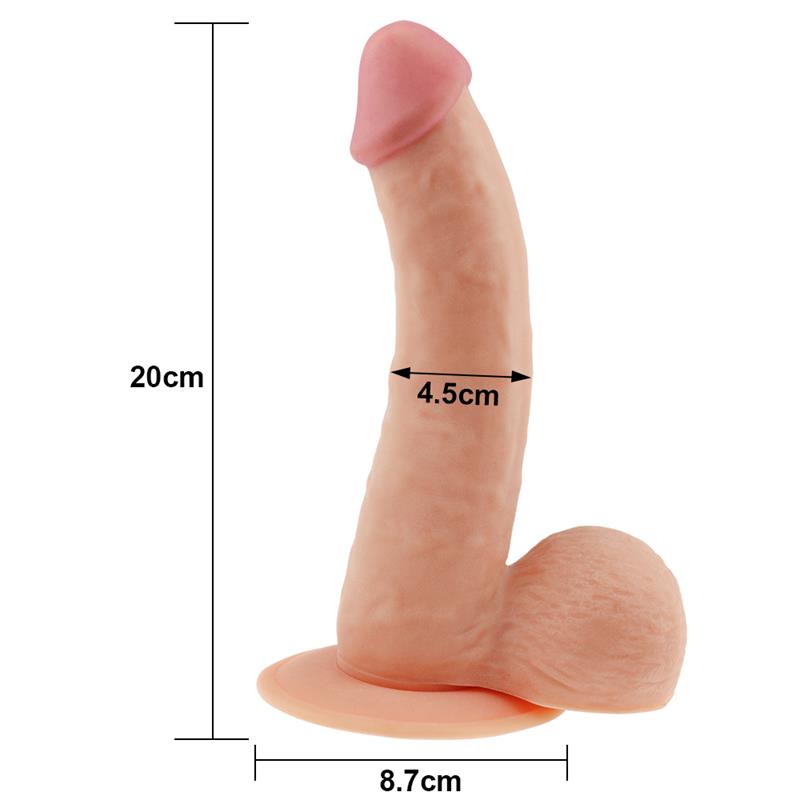 Dildo The Ultra Soft Dude 8.8 Flesh