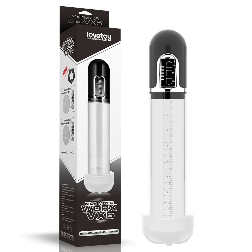 MAXIMIZER WORX VX5 újratölthető pumpa szájjal