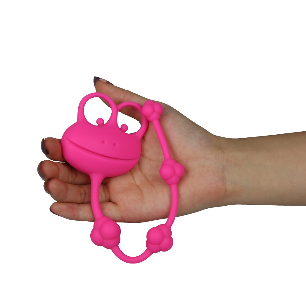 10" SILICONE FROG ANAL BEADS