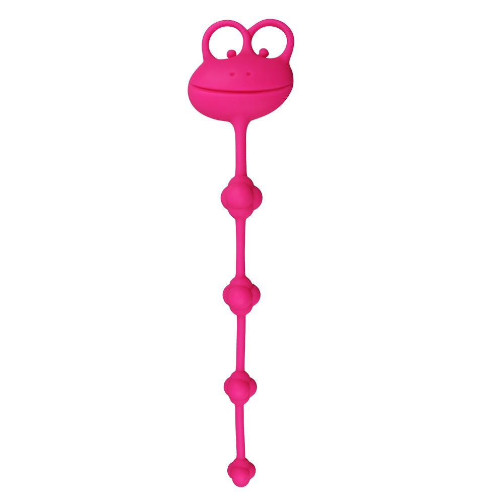10" SILICONE FROG ANAL BEADS