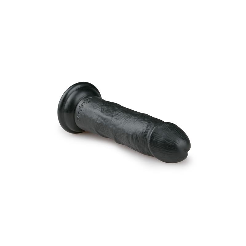 Black Realistic Dildo  - 15.5 cm