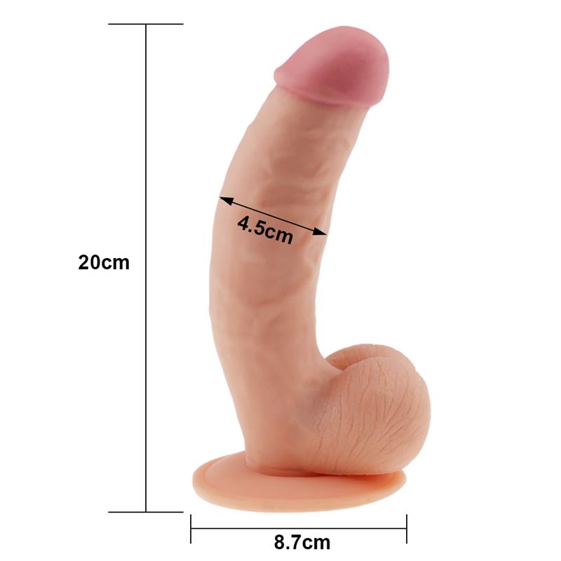 Dildo The Ultra Soft Dude 8.5 Flesh