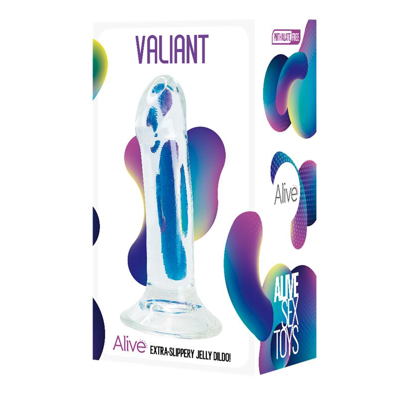 Valiant Dildo Jelly 16 cm Clear