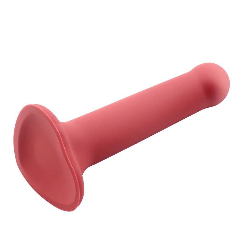 Bouncy Liquid Silicone Dildo Hiper Flexible 7 - 18 cm Size M Burgundy