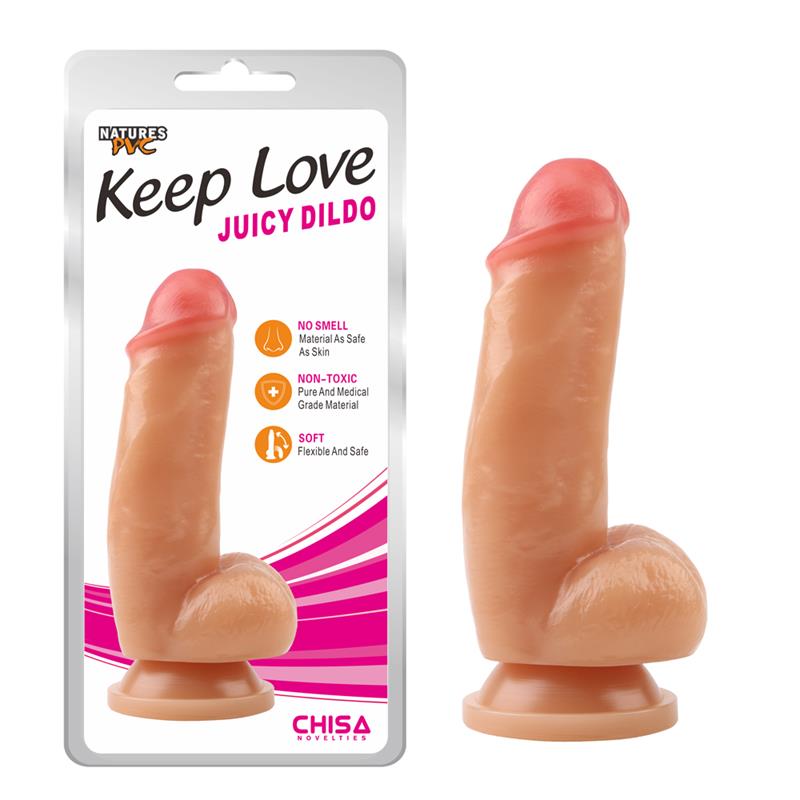 Dildo Juicy 18.5 x 5 cm Flesh