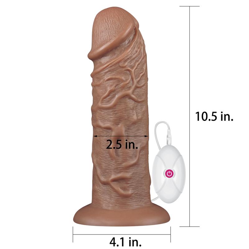 Dildo King 10.5 with Vibration Chubby Brown