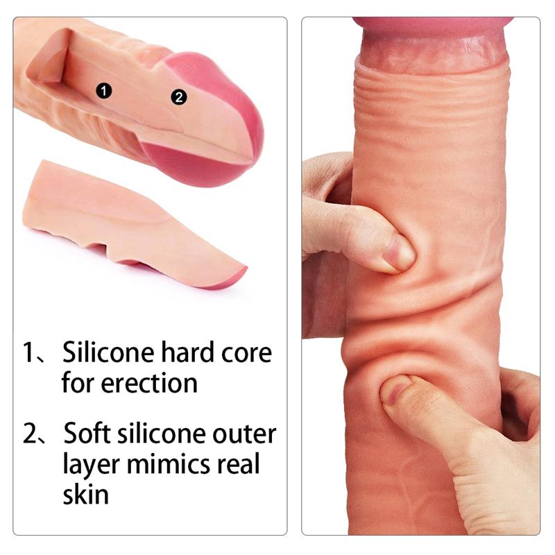 Dildo Nature 12 Dual Layer Flesh